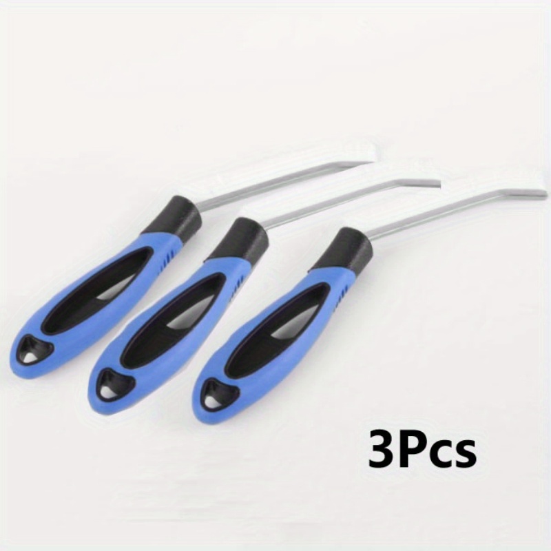 Blue Color Automobiles Door Window Seal Strip Cleaning Brushes Multipurpose  Hand-held Groove Cleaning Tools - Temu