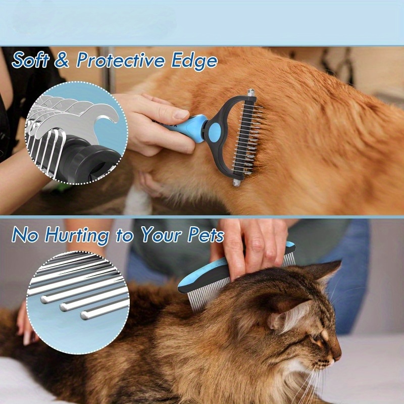 Metal cat deals grooming comb