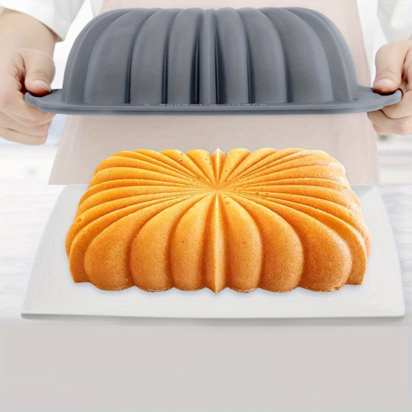 Swirl Diamond Design Silicone Bundt Cake Molds Pound Cake - Temu