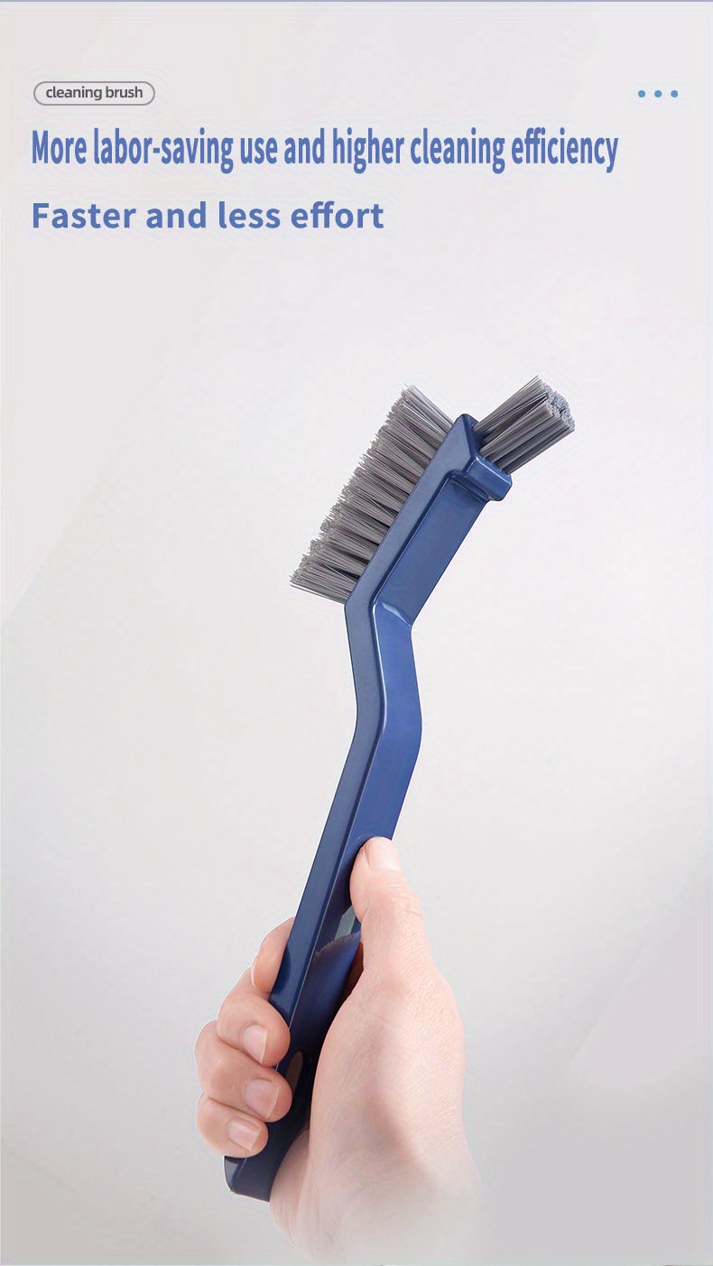 V-shaped Crevice Brush, Bathroom Long Handle Brush, Floor Brush, Toilet,  Hand Wash Pool, Bathtub, Tile, Hard Bristles, Cleaning Floor Seam Brush -  Temu