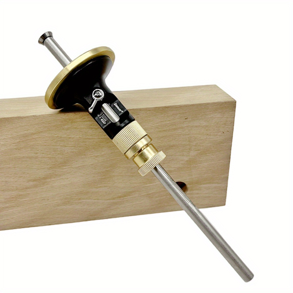 Adjustable Marking Gauge Wood Scribing Mortise Gauge DIY Woodworking  Aluminum Alloy Scribe Tool