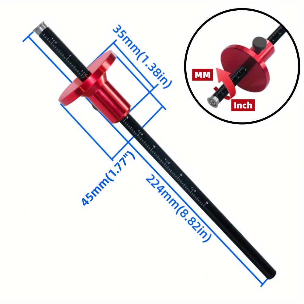 Parallel Line Drawing Mortise Wood Scribe Tool - Wheel Marking Gauge with  Fine-tuning Woodworking European Style Scriber - AliExpress