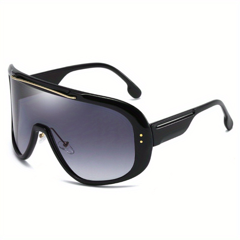 Punk Hippie Retro Cool Y2k Oversize Sunglasses For Men Women - Temu