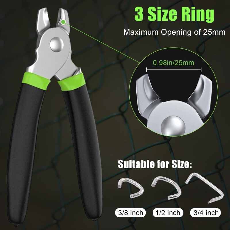 hog ring pliers kit steel hog rings tool nailing pet cage