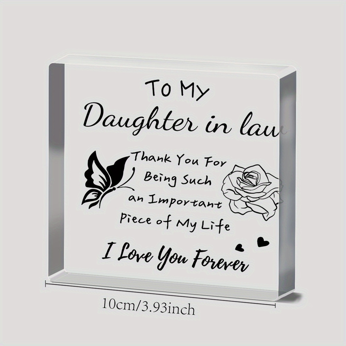 Acrylic Square Plaque mom Gifts From Son Daughter Square - Temu