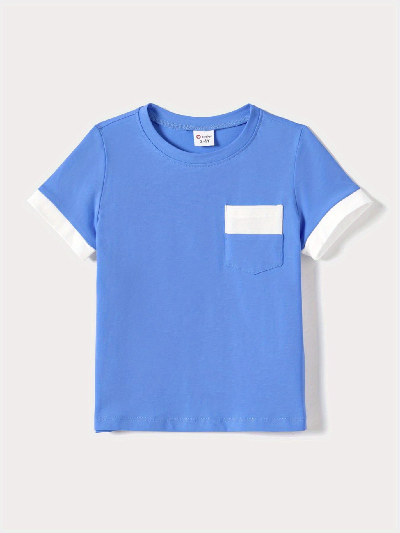 STYLISH PAINT BLUE CYAN WHITE MARINE AQUA BLOCKISM. Kids T-Shirt
