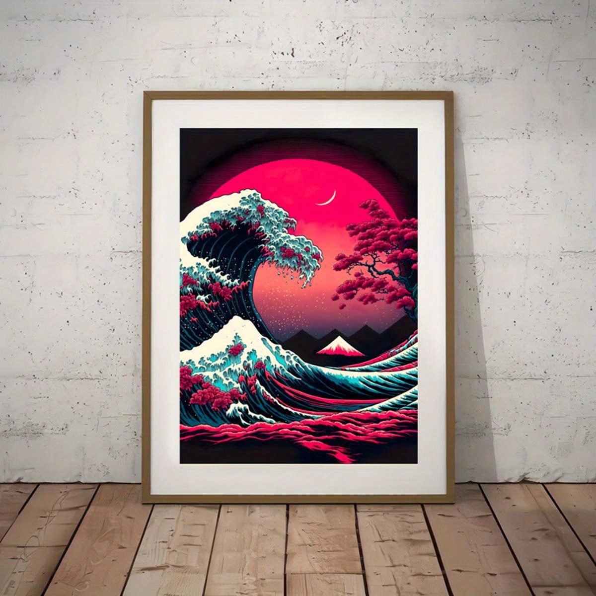 The Great Wave Poster - Kanagawa Wave Wall Art of Hokusai, Japanese Poster  , Canvas Prints & Wall Art Wave, Japanese Poster for Home Decor & Office  Decor, Seascape Artwork & Great