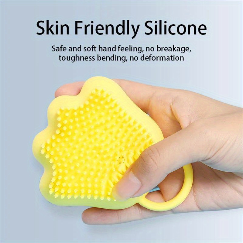 Silicone Pet Bath Brush Dog SPA Massage Comb Dogs Cats Shower Hair Grooming  Comb Dog Cleaning Brush Pet Supplies