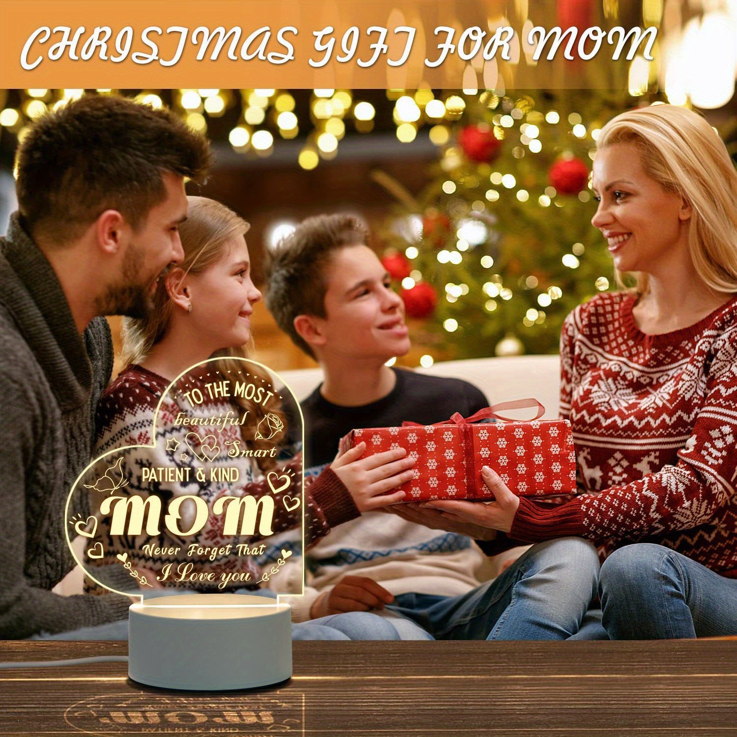 1 Pieza Luz Nocturna Regalos Día Madre Regalos Mamá Luz - Temu