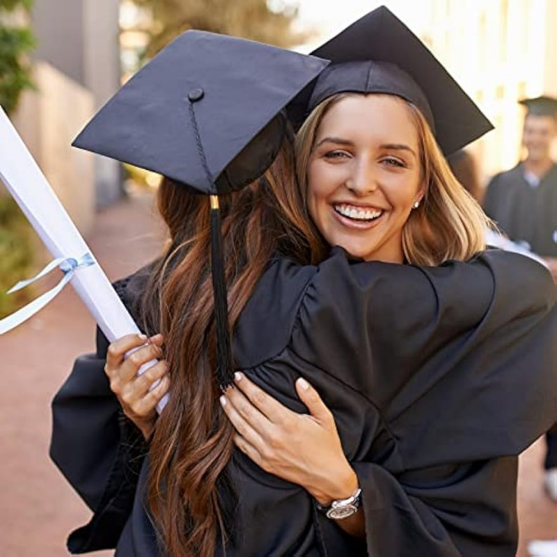 Unisex Adult Graduation Cap Student Graduation Hat With Adjustable Tassel  For Men And Women Accessory Supplies