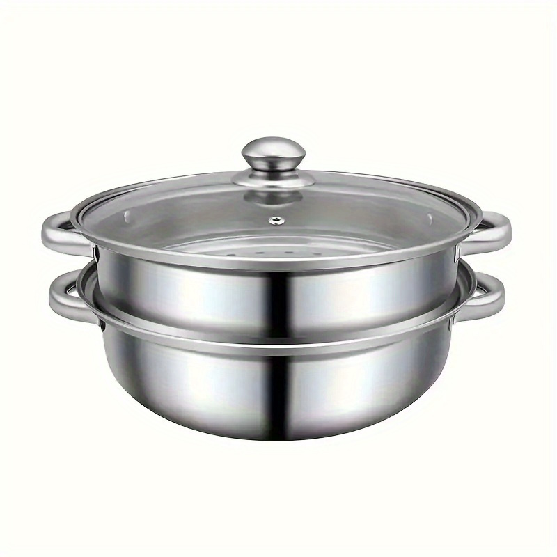 Steamer Pot Double Boilers Soup Pot Casserole 304 Stainless Steel