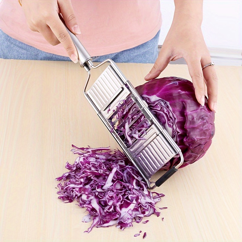 DUOLVQI 4in1 Multifunctional Vegetable Shredder Slicer Cutter Grater with  Stainless Steel Blades Kitchen Tool Kitchen Gadgets - Price history &  Review, AliExpress Seller - Duolvqi Store