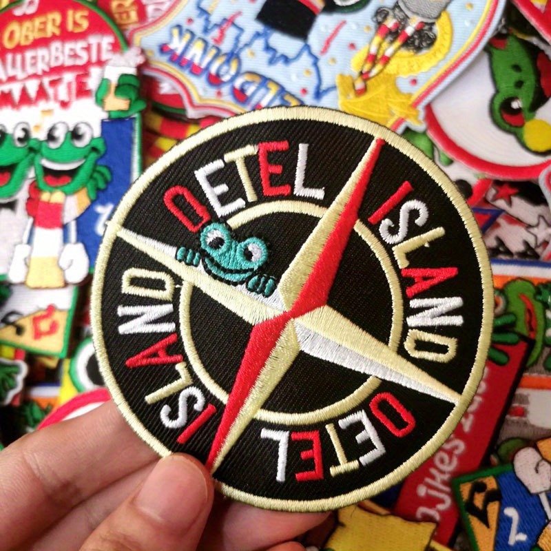 2021 Oeteldonk Carnival Emblem Ironing Applications Patches for Clothing  Embroidery Iron on Letters Custom Patches for