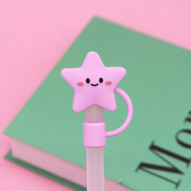 4PC Cute Star Reuseable Stanley Straw Covers