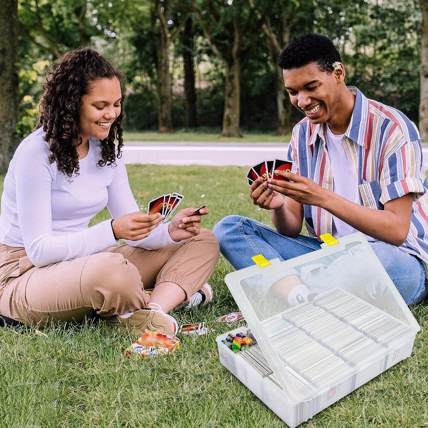 Boîte De Rangement De Cartes Pour Jeu De Cartes À Échanger - Temu