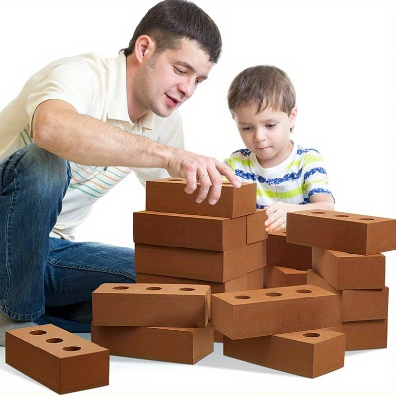 Foam Brick Building Blocks (25 Piece) life-sized blocks