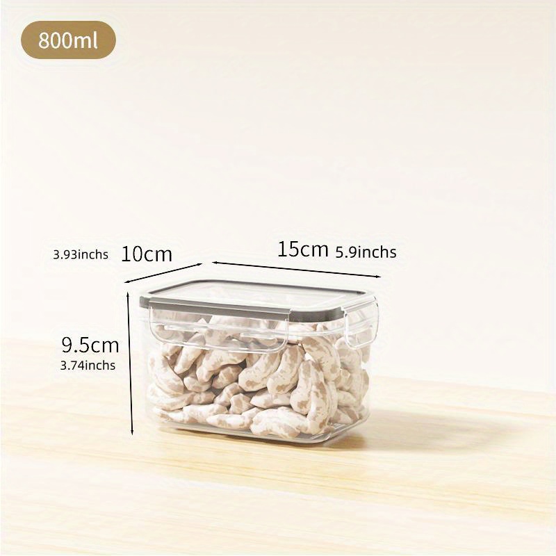 2000ml/2800ml Cereal Storage Box Multifunctional Transparent