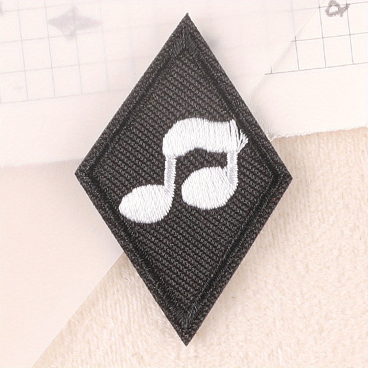 Music Note Embroidered Patches Clothes Sewing Applique - Temu