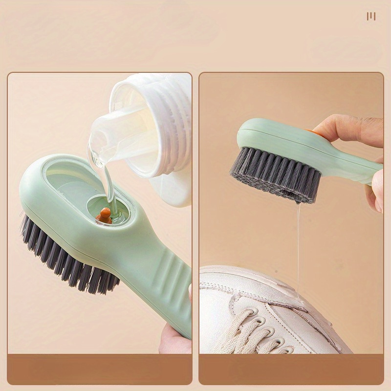 Automatic Liquid Shoe Cleaner, Push Type Multifunctional Cleaning Brush -  Temu