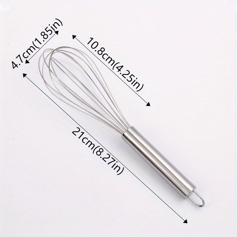 4pcs Egg Beater Stainless Steel Egg Whisk Manual Egg Beater Multifunctional  Egg Whisk For Whisking Blending Beating Frothing Egg Beater For Baking  Kitchen Baking Gadgets 6 8 10 12 - Home & Kitchen - Temu