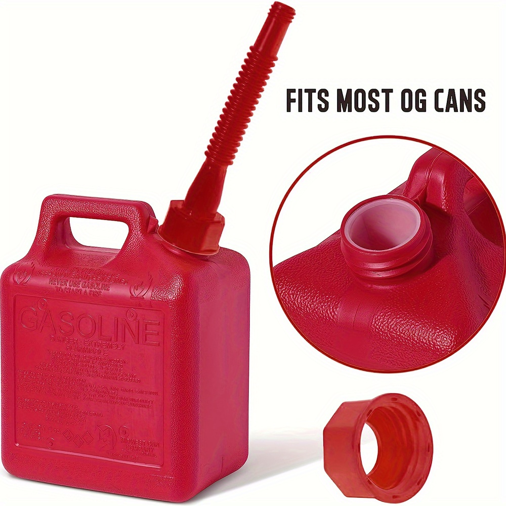 Fuel Gas Can Spout Cap Replacement Kit Gasket Stopper Cap Nozzle Vent Kit 6  Set