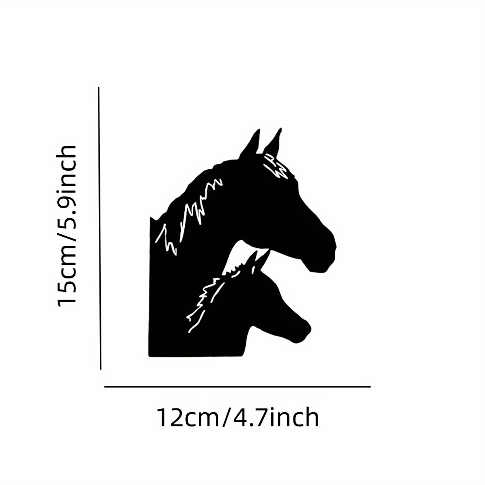 Horse Head Stickers For Bikers Art Car Stickers Car Styling - Temu