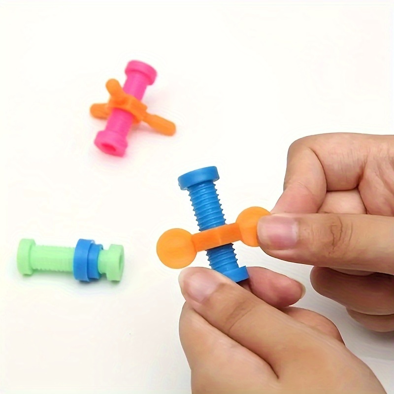 6pcs Fingertip Spinning Top Toys, Creative Five Beads Fingertip Spinning  Top Toys For Decompression