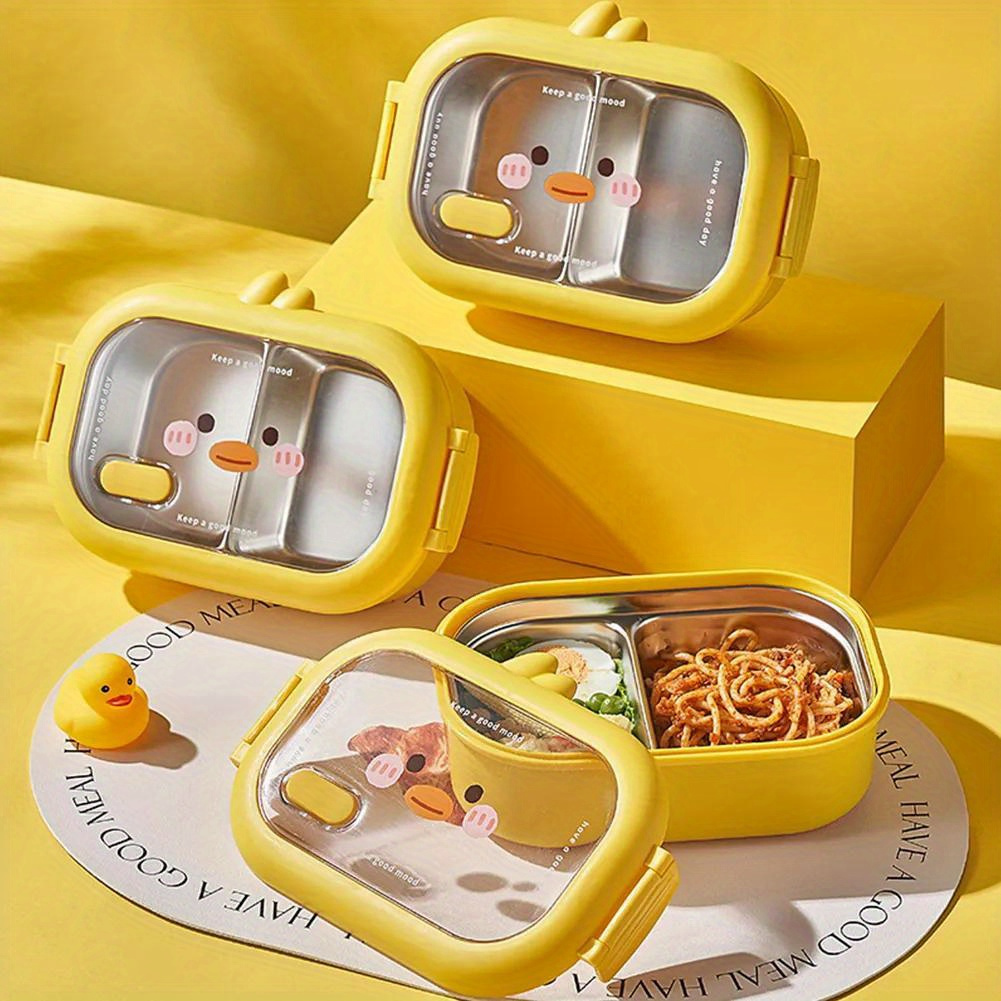 Bento Box Stainless Steel Lunch Box Food Warmer Leak-proof