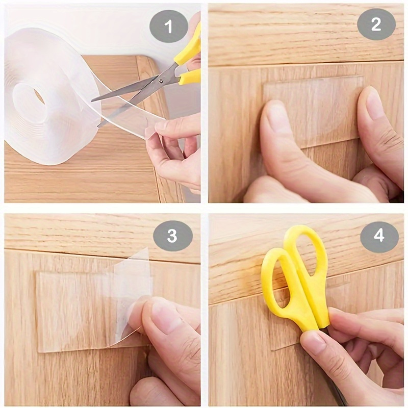 Heavy Duty Double Sided Tape Reusable for Home Office Car