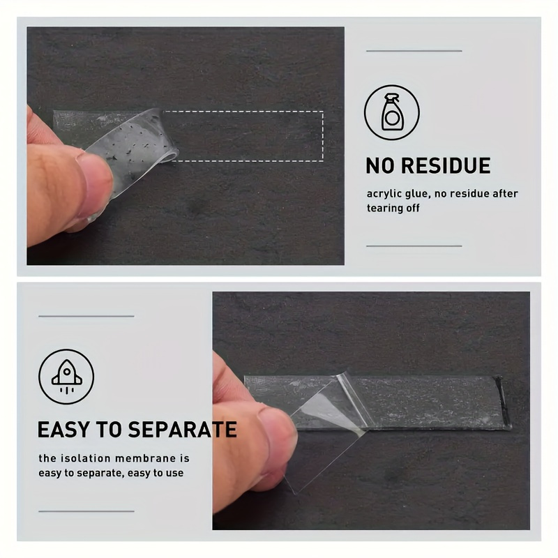 Heavy Duty Double Sided Tape Reusable for Home Office Car