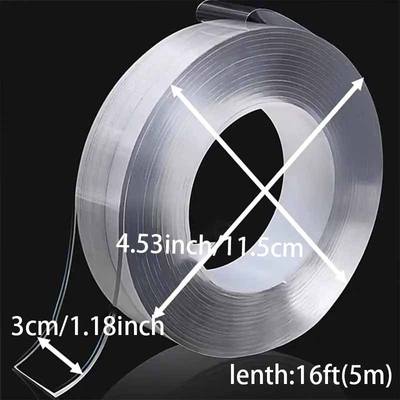 Heavy Duty Double Sided Tape Reusable for Home Office Car