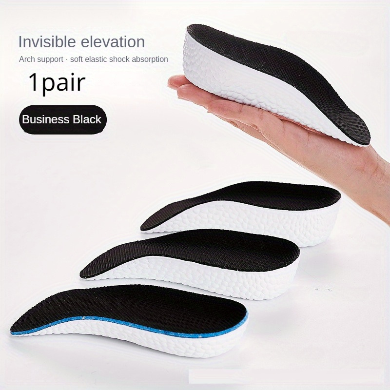 1 Pair For women Men Invisible Height Increase Insole Soft Elastic