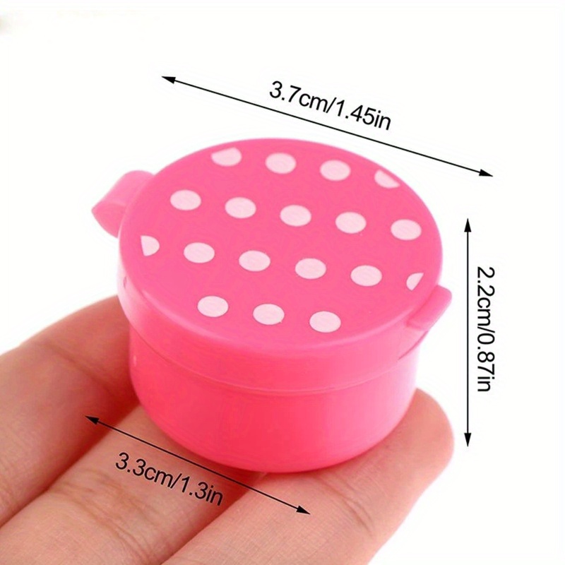 Color Random Round Dots Portable Soy Sauce Plastic Bottle, Take Out Packing  Seasoning Box, Seasoning Cup Dispensing Box, For Back To School, Class,  College, School Supplies, Kitchen Organizers And Storage, Kitchen  Accessories 