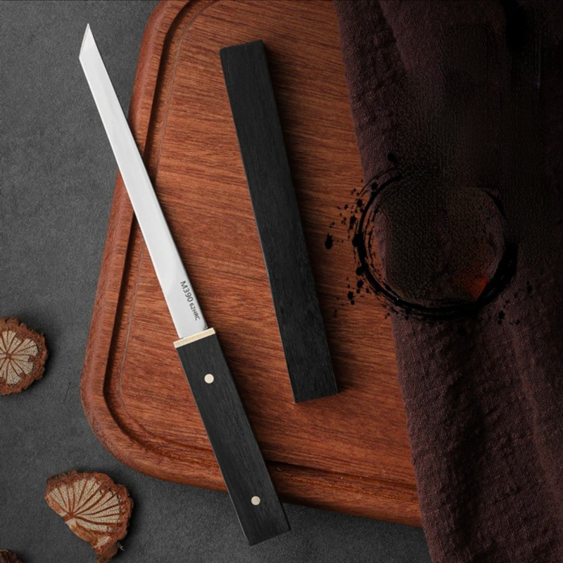 Portable M390 Blade Eating Meat Knife With High Hardness For