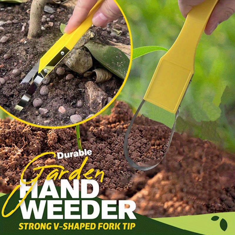 Weed Puller With V-shape Weeder Weeding Tools For Garden Weed