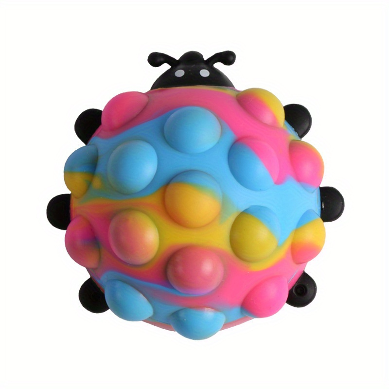 Squeeze Stress Relief Toy with 3D Ball & Silicone Suction Cup