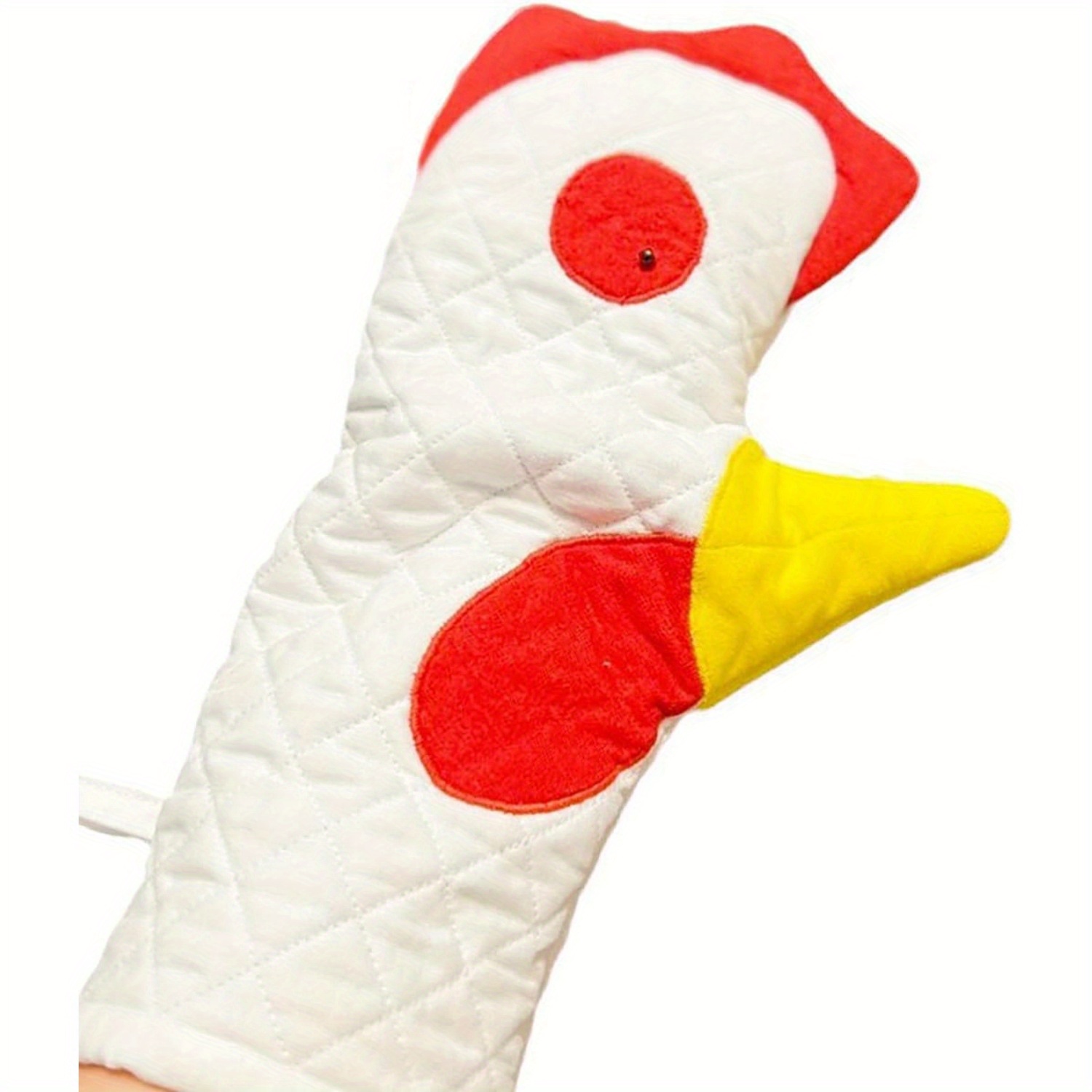  Rooster Trim Oven Mitts, Washable Cute Oven Mitts