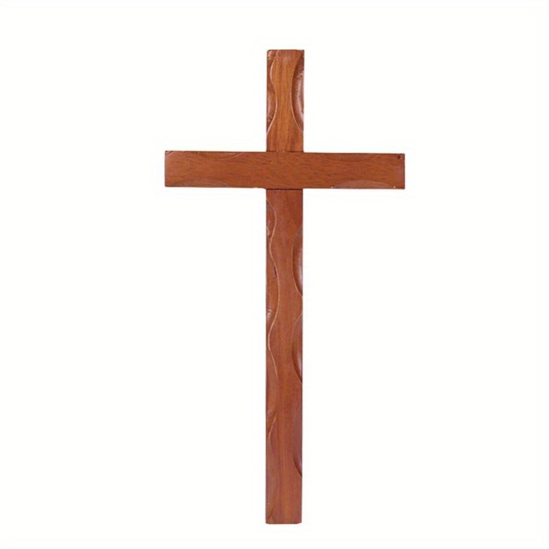 Crucifijo para decoración de pared, cruzes católicas de madera de Jesús  para pared, 10 pulgadas