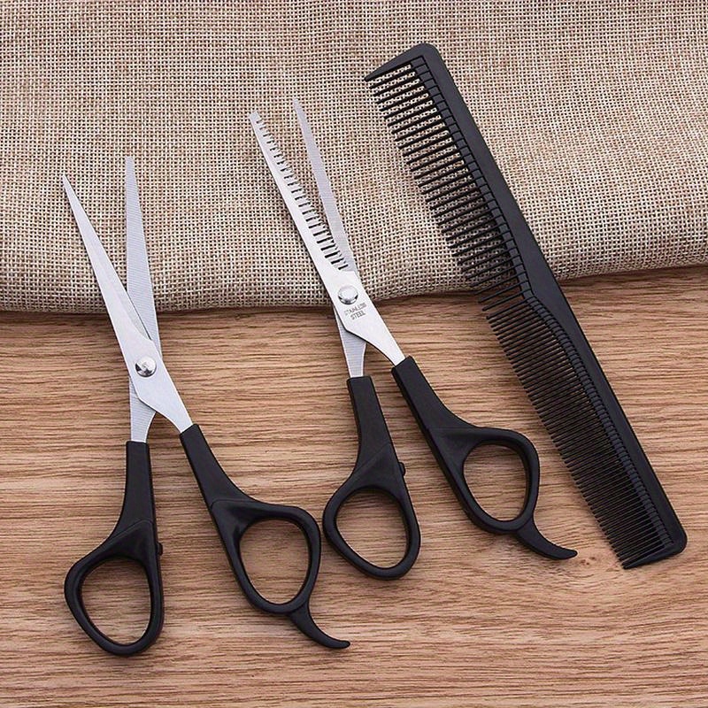 

3pcs Hairdressing Thin Scissors Combination Set Cut Teeth Cut Comb Sets Pet Scissors