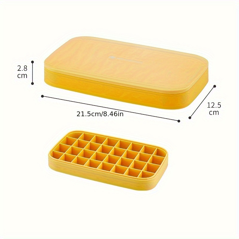 Silicone Ice Tray, Ice Ball Mold, Outdoor Barbecue Large Capacity Ice Cube,  Home Storage Ice Box With Lid, Refrigerator Freezer Tools, Ice Cube Tray  Ice Tray Ice Maker Ice Accessories Summer Essential