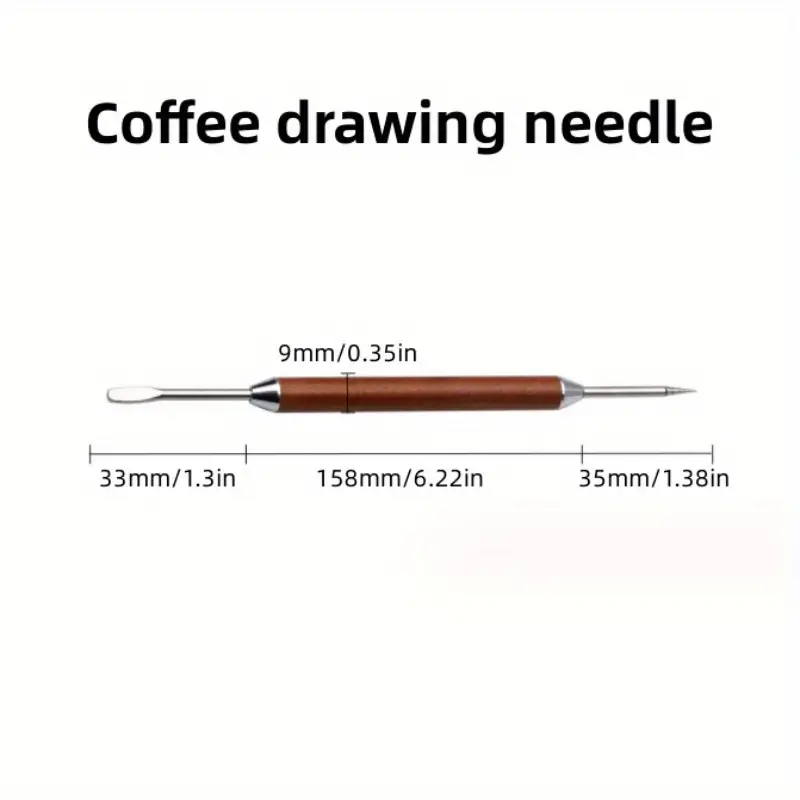 Coffee Art Needles Barista Cappuccino Espresso Coffee Decorating Latte Pen  Tamper Needle Creative Fancy Stick Tools From Dianz, $0.77