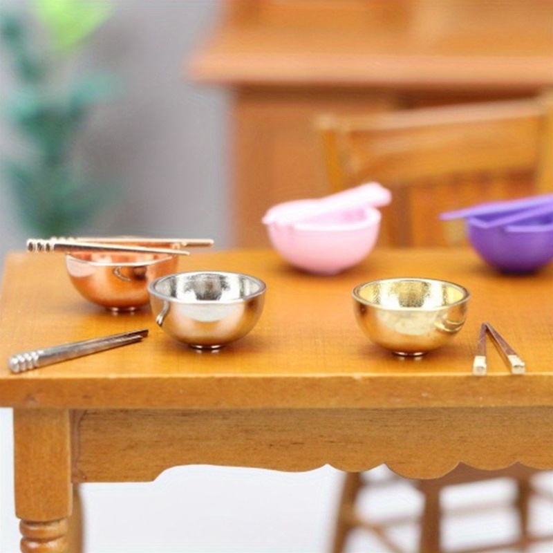 1:12 Dollhouse Bowl Kitchen Tableware Model Decor Toy Doll House Accessories