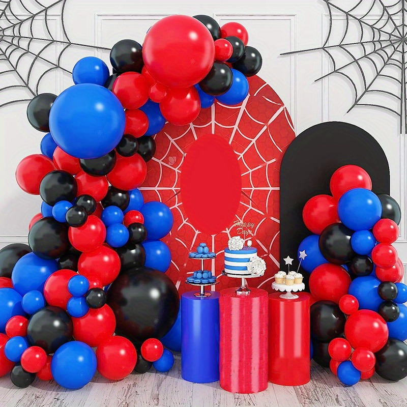 Juego de Globos de Spiderman para niños de 1 a 9 años, Kit de arco de