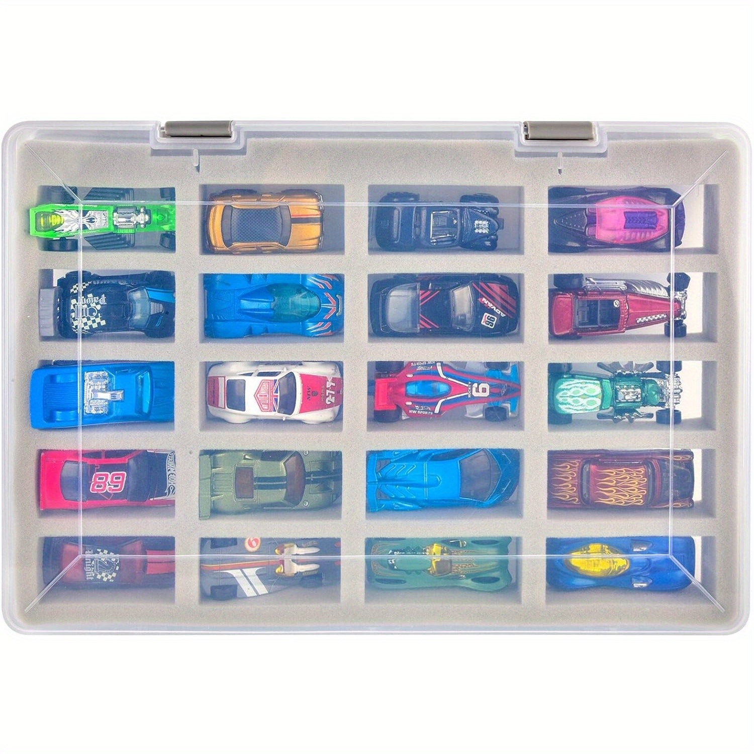 KISLANE Carrying Case for 48 Hot Wheels Cars, Kids Toy Cars Storage Case  Hold 48 Hot Wheels Cars( Bag Only (Blue) – BigaMart