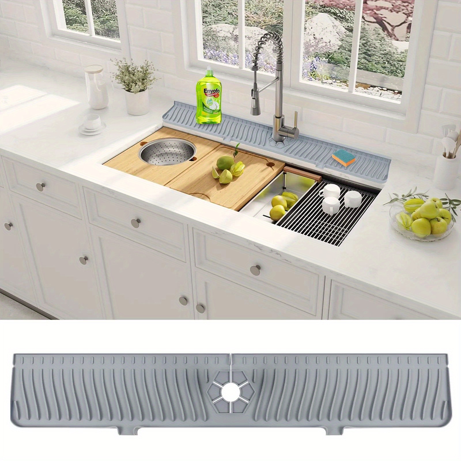 Kitchen Water Blocking Board Household Sink Dishwashing - Temu