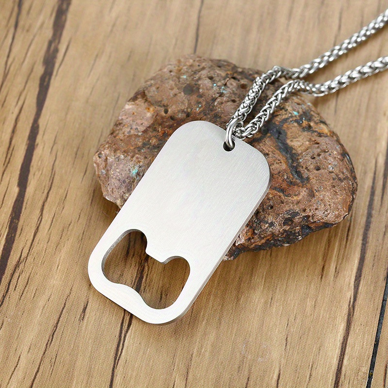 customizable titanium steel chain necklace stainless steel Temu