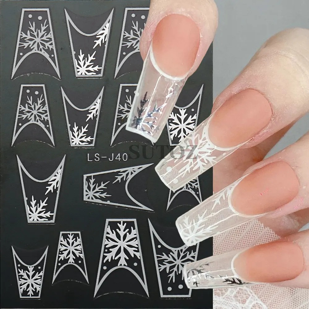 Cool Nail Art Sticker Decal 3d Self adhesive Silver - Temu