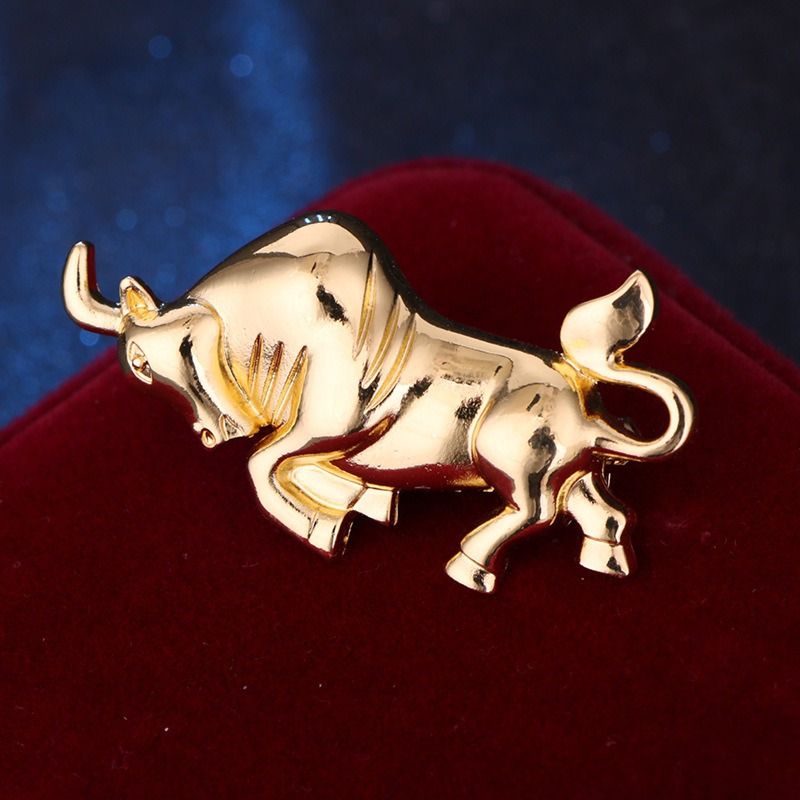 Bull brooch store