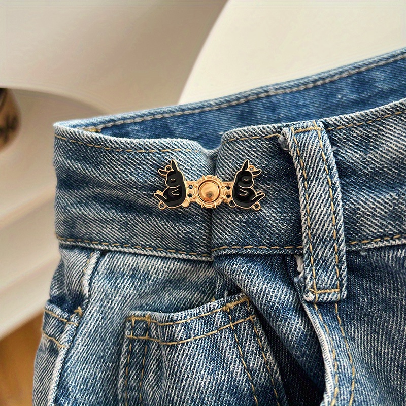  10 Set Adjustable Waist Buckles Jean Button Pants