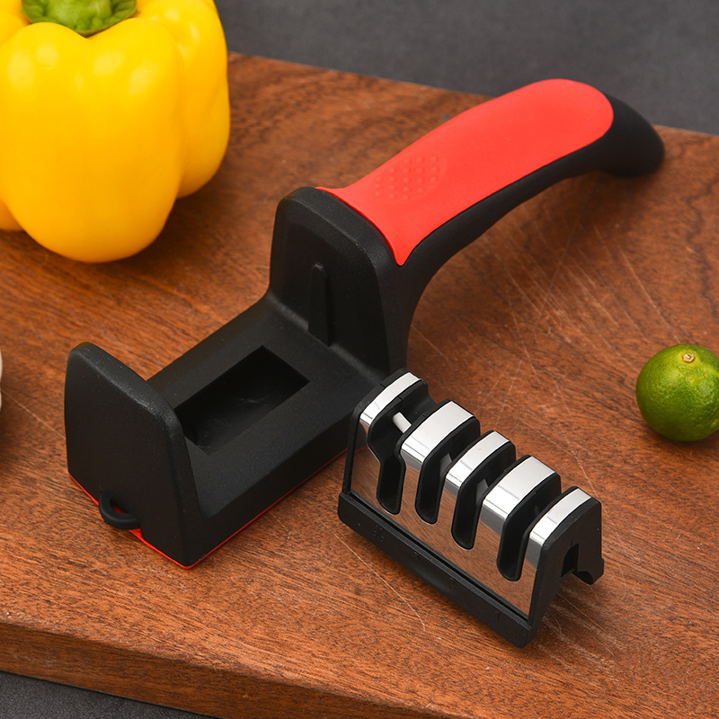 4 In 1 Segment Kitchen Sharpener Stone Home Knife Sharpener